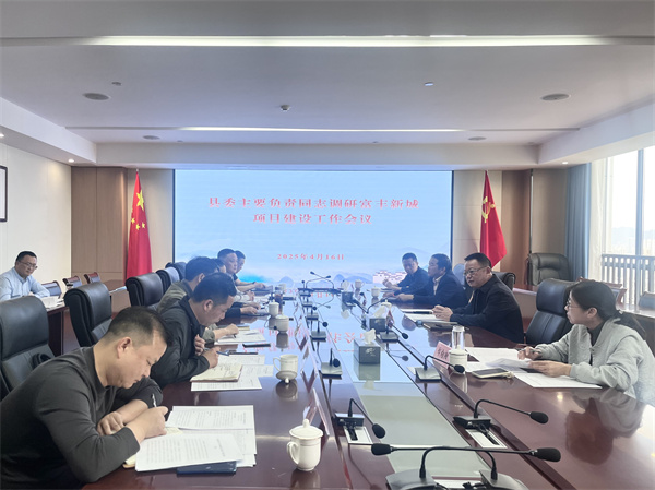 4月16日下午，县委汪凯书记调研富丰新城项目建设工作，洪董、余总陪同调研。.jpg