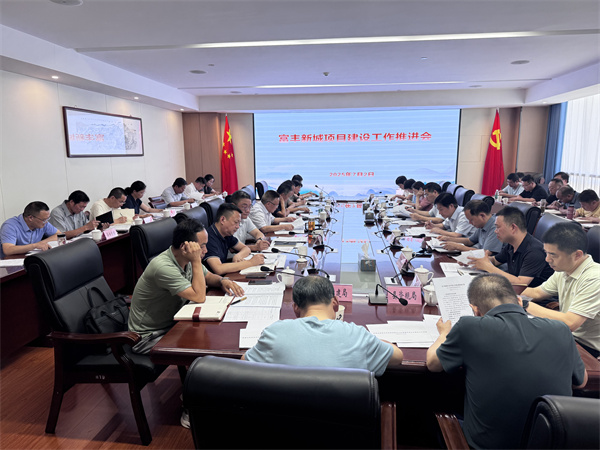 7月2日，王奇勇县长主持召开富丰新城项目建设工作会，戴维、张晖、郑向阳;县纪委监委机关、县委组织部负责同志;县财政局、县发改委、县资规局、县住建局、县卫健委、县民政局、县文旅体局、县中医院、县图书馆、县档案馆徽投集团、农文旅集团、徽城镇、郑村镇、富堨镇主要负责同志富丰新城征迁工作专班负责同.jpg